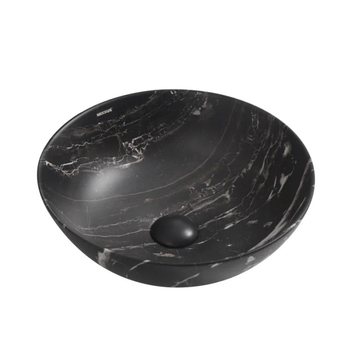 Накладная раковина Mixxus Premium ELLIPSE-0106 MARBLE 390х390х140mm (MP6533)