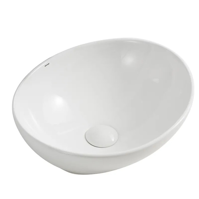 Раковина накладная Mixxus Premium ELLIPSE-0107 345х265х120mm (MP6525)