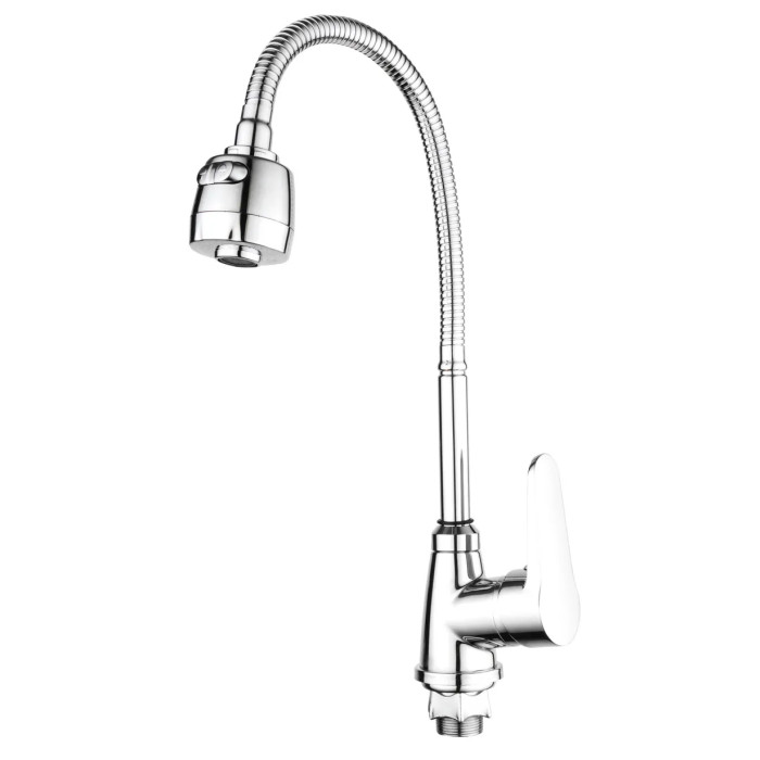 Змішувач для кухні Mixxus Elvis 014 (Nut) Reflector високий, гнучкий (MI6303)