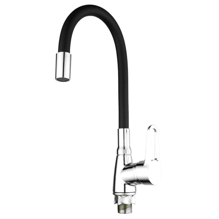 Змішувач для кухні Mixxus Elba 014 (Nut) Refl.Black. (MI6306)