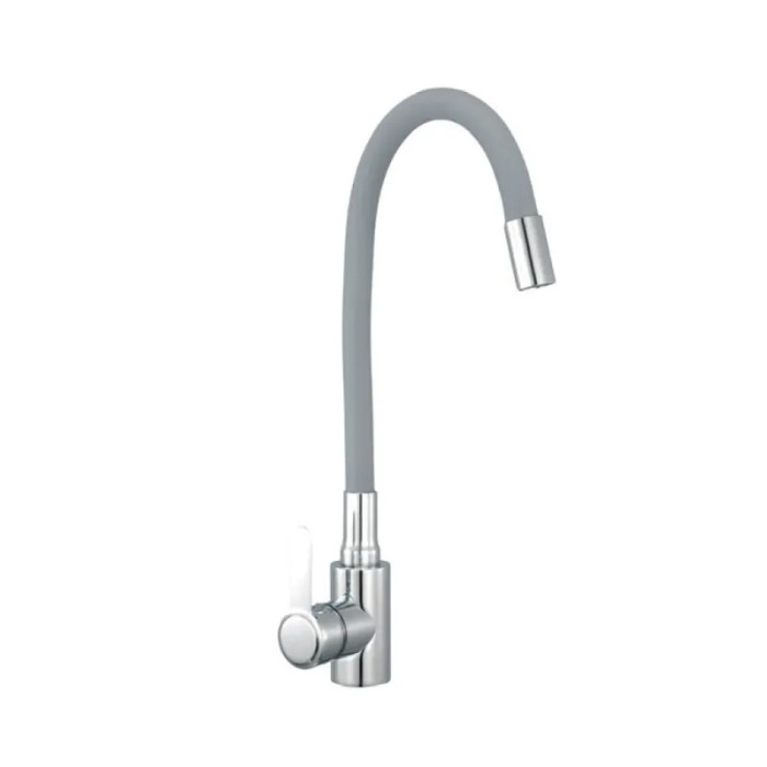 Змішувач для кухні Champion EZA-011 Chrome REFL.GRAY з нержавіючої сталі (CH6456)