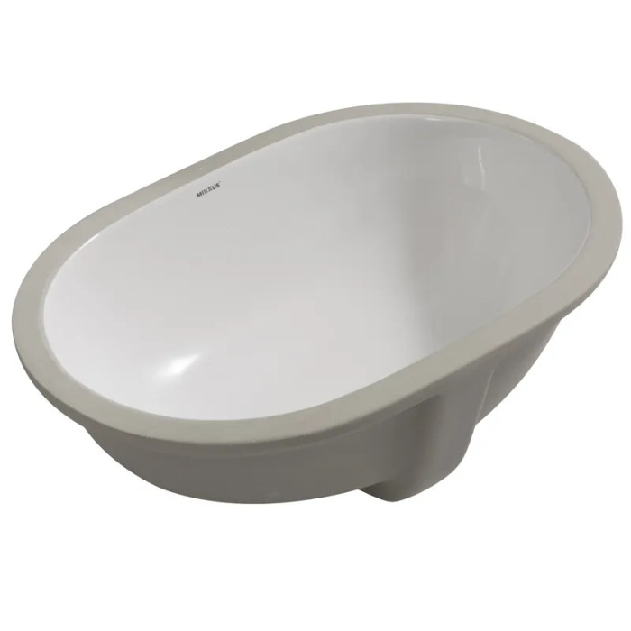 Раковина встраиваемая под столешницу MIXXUS PREMIUM ELLIPSE-1701 570х385х205mm с переливом (MP6566)