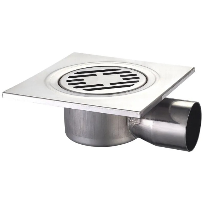 Душевой трап Champion Drain-04-15x15-90 150x150мм (угловое отв.) CH6145