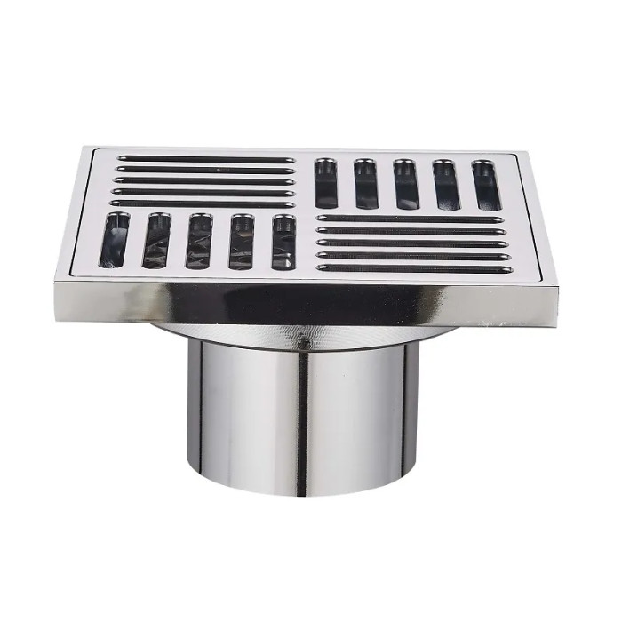Душевой трап KOER FD11 100x100мм, прямой отвод (KR3415)