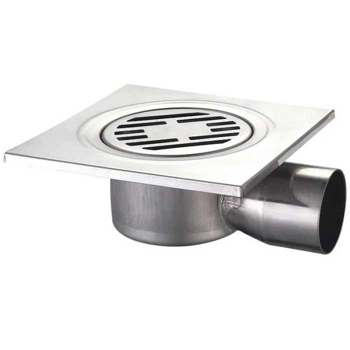 Душевой трап Mixxus Drain-04-15x15-90 из нержавеющей стали SUS304 (угловой) (MI3420)