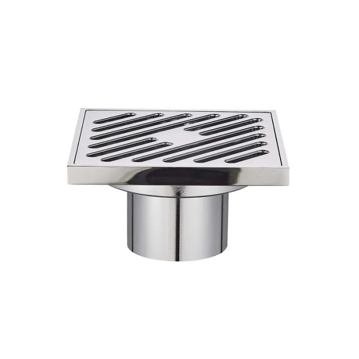 Душевой трап KOER FD10 100x100мм, прямой отвод (KR3413)