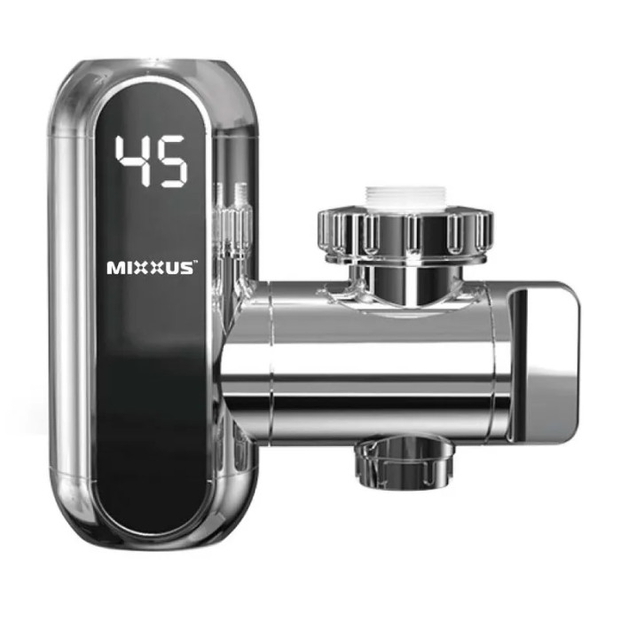 Проточный водонагреватель MIXXUS Electra 650-E CHROME 3,3 kW на излив (MI6509)
