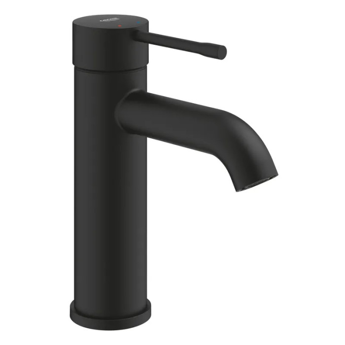 Смеситель для раковины Grohe Essence S-Size однорычажный черный матовый (24172KF1)