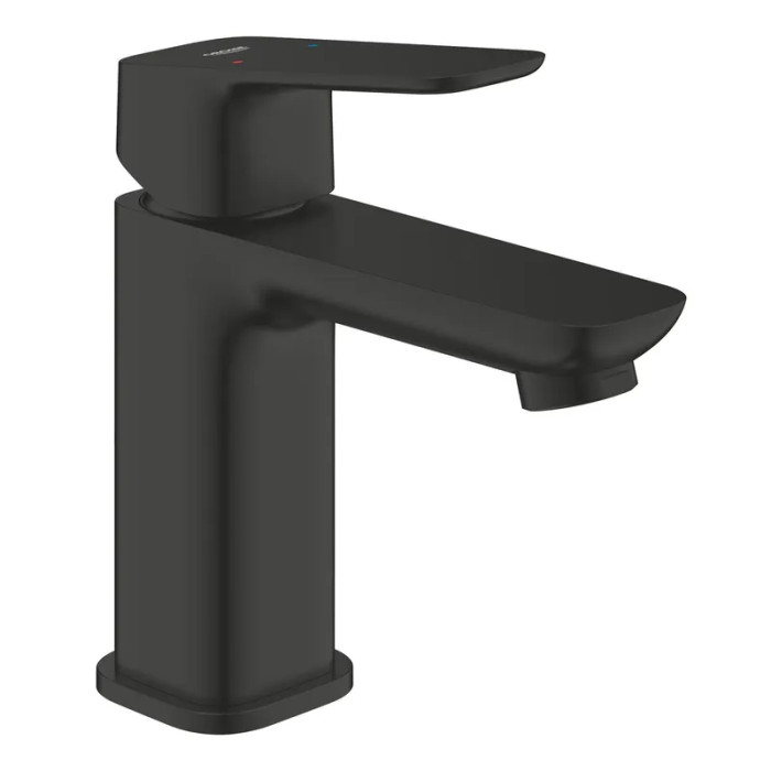 Однорычажный смеситель для раковины Grohe Cubeo S-размера Черный матовый (1016992430)