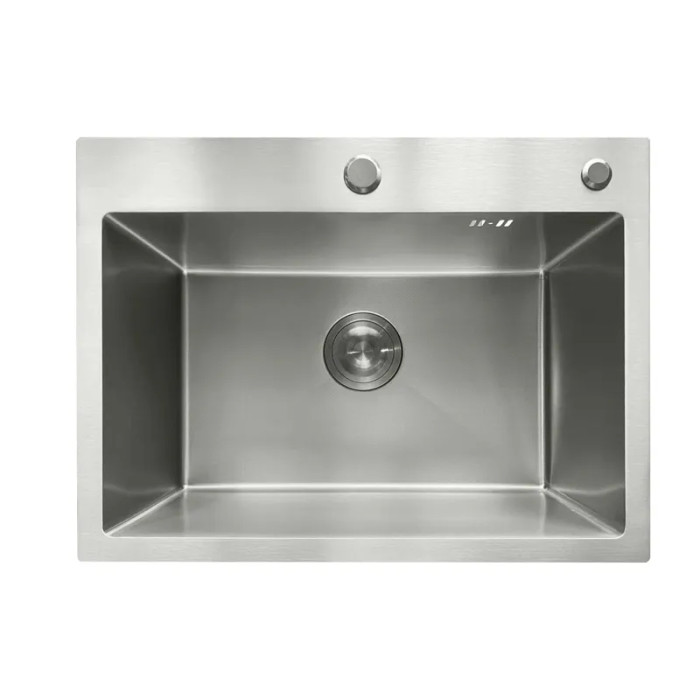 Кухонна мийка Mixxus MH5843 Micro Decor SS Color (3.0/0.8) з нерж. сталі (колір нерж.) (MI8216)