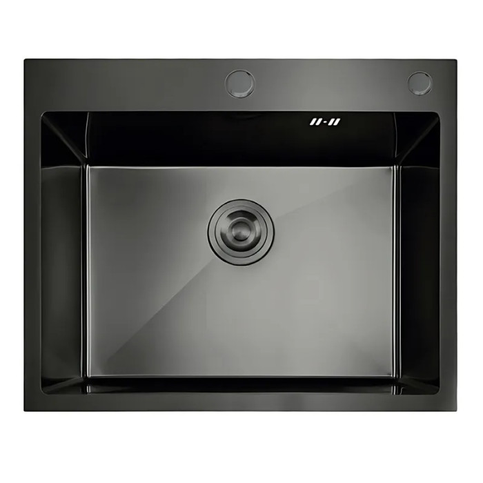 Мийка з нержавіючої сталі MIXXUS MH5843 DECOR GRAPHITE (3.0/0.8) графіт (MI7042)
