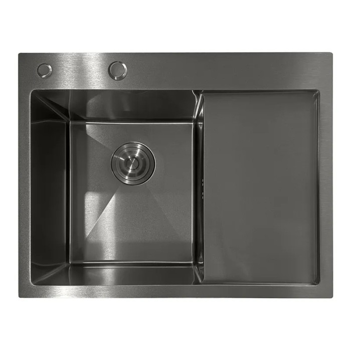 Мийка з нержавіючої сталі Mixxus MH6350L Nano-Black Графіт (MI7045)