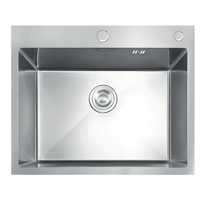 Мийка з нержавіючої сталі MIXXUS MH5843 DECOR NANO-SILVER 58x43 см (MI7041)