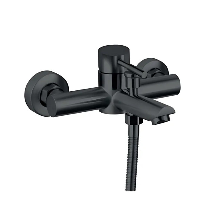Смеситель для ванны Zerix DAX-142 Black SUS304 (черный матовый) (ZX4823)