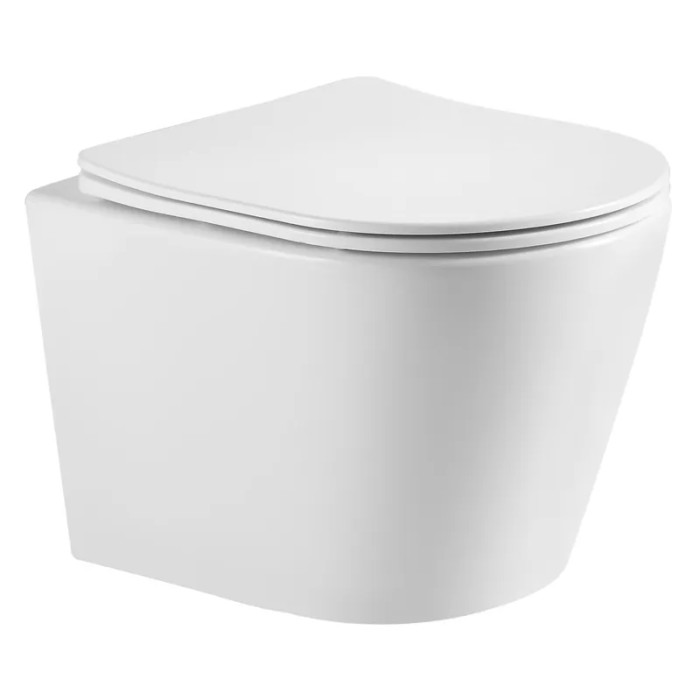 Унітаз підвісний Mixxus BEVEL-0302-R 520x360x365mm, Rimless (MI6709)