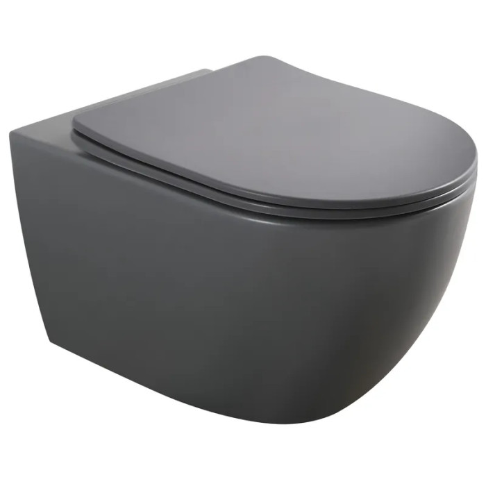 Унітаз підвісний Mixxus Premium ELLIPSE-0309-T1 GRAY (MP6655)
