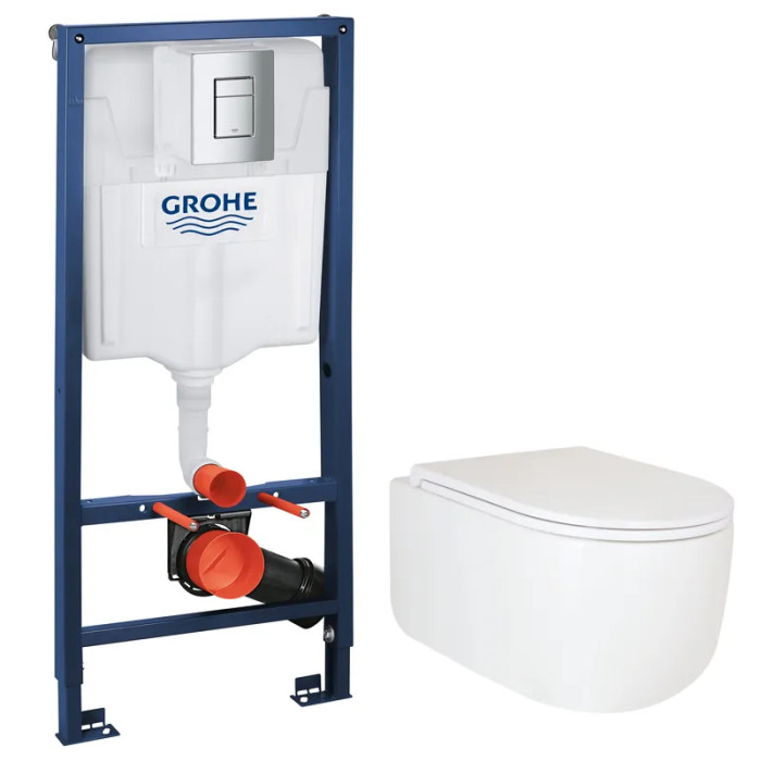 Комплект Grohe Set Унитаз TOPPER-0302-T3 + Инсталляция Grohe Rapid SL 38772001 (38772001TOPPER0302T3)