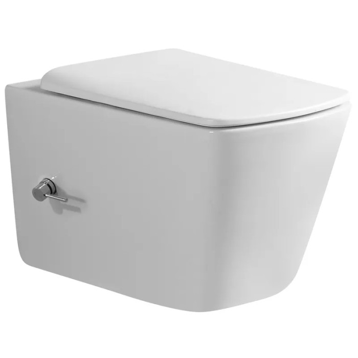 Унітаз-біде підвісний Mixxus Premium QUADRO-1301-R 510x350x345mm Rimless (MP6658)