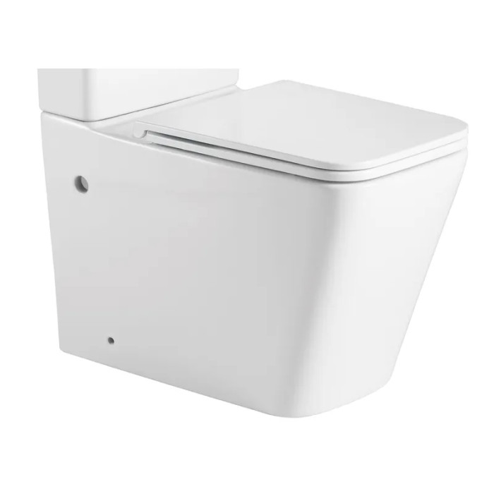Чаша унитаза-компакта Mixxus Premium Quadro-0402-R Rimless без сиденья (MI8340)