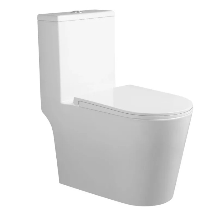 Унітаз моноблок підлоговий MIXXUS BEVEL-0406-T1 690х360х790mm, система змиву TORNADO 1.0 (MI6729)