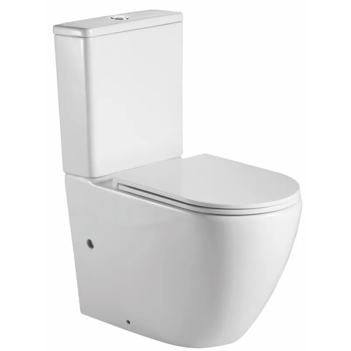 Унітаз-компакт Mixxus Premium Ellipse-0402-R 660x390x855мм, RIMLESS (MP6468)