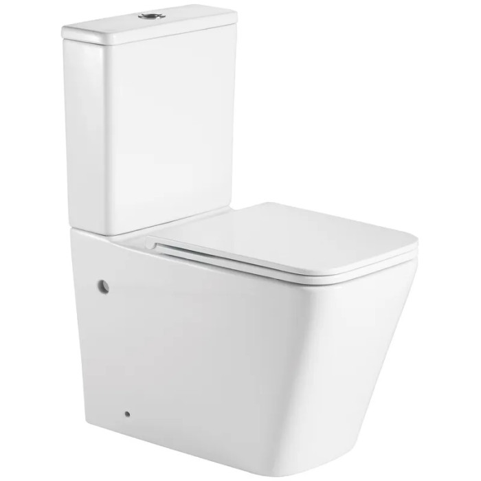 Унітаз-компакт Mixxus Premium Quadro-0402-R 675x390x855мм, Rimless (MP6458)