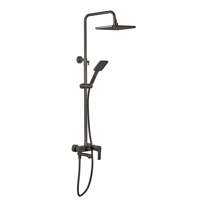 Душова колона зі змішувачем Haiba Milano 003-J Graphite (HB4009)