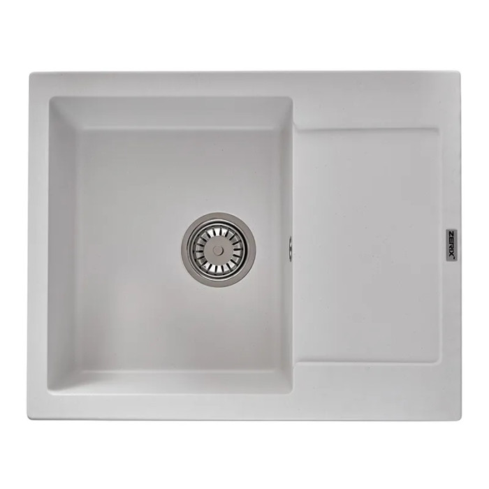 Кухонна мийка Zerix ZS-6250S-01 White (ZX4587)