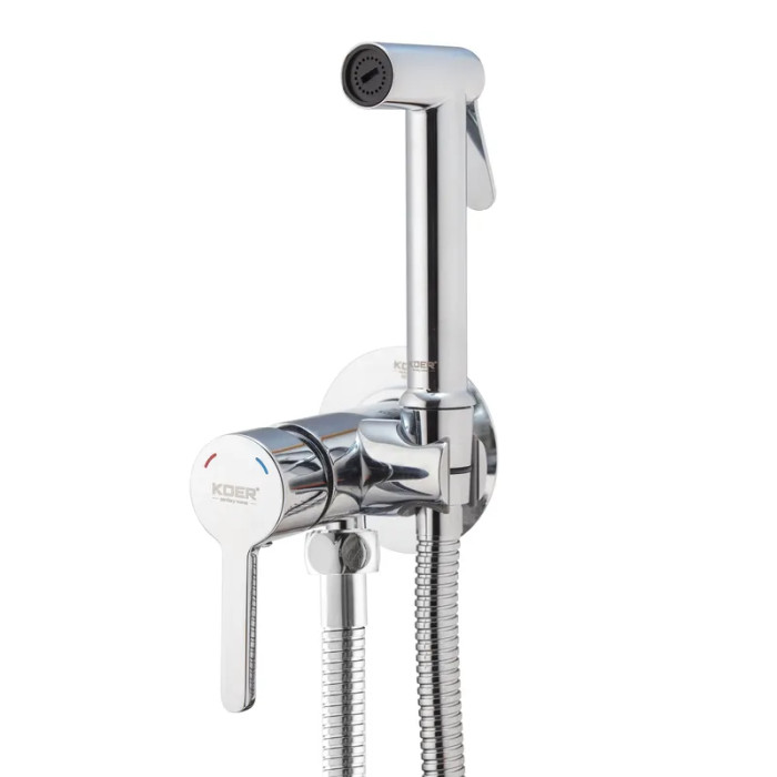 Смеситель для гигиенического душа Koer KB-23029-01 Хром (KR5484)