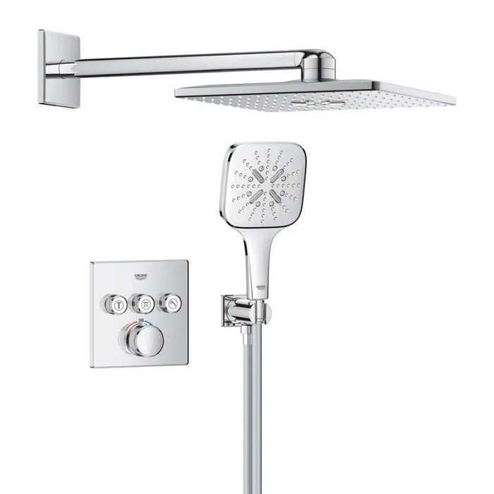 Скрытая душевая система Grohe Grohtherm SmartControl 310 Cube (1039980000)