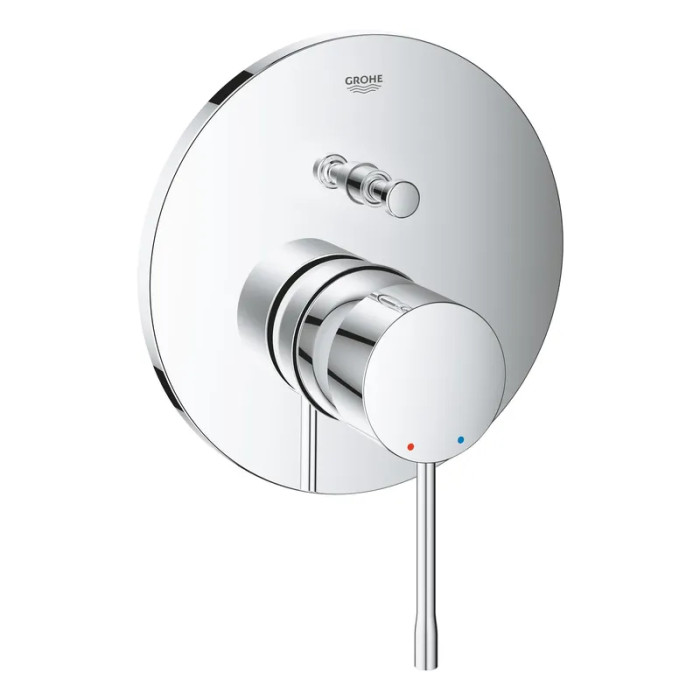 Встраиваемый душевой смеситель Grohe Essence на 2 режима, хром (24167001)