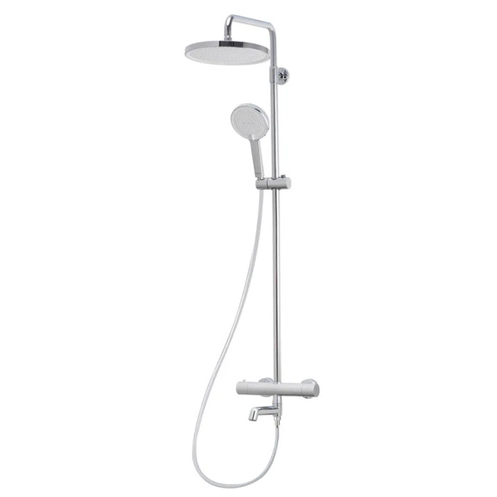 Душова колона Koer KB-57029-01 з термостатичним змішувачем, хром (KR5482)