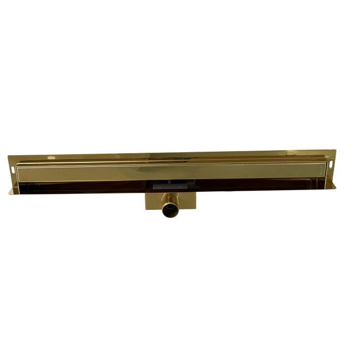 Трап для душа VBI KENT WALL 2в1 70 GOLD настенный (VBI-060407GL)