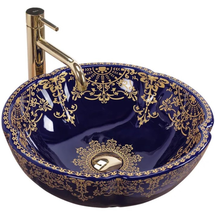 Умивальник (раковина) REA MARINA BLUE накладний (REA-U3300)
