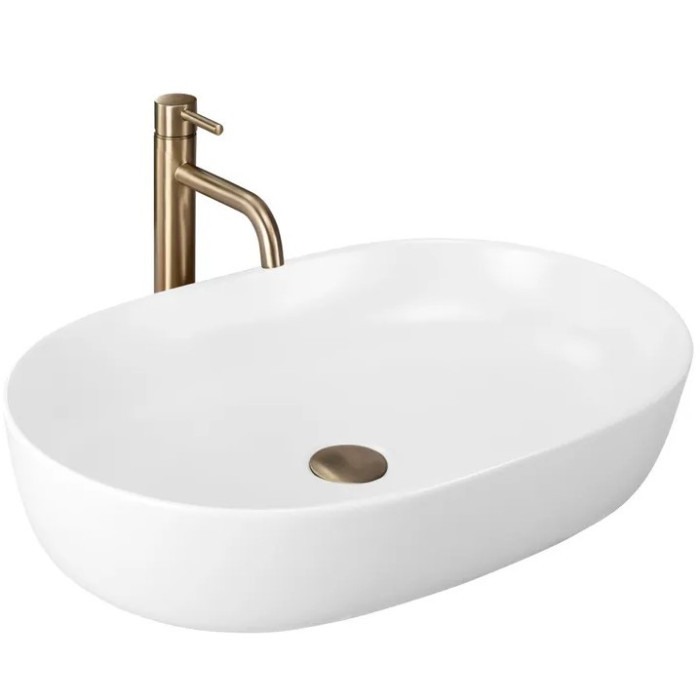Умивальник (раковина) REA CLEO 60 WHITE MATT накладний (REA-U9653)