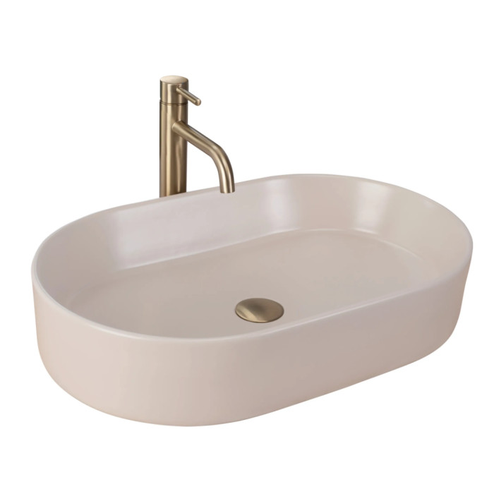 Умивальник (раковина) REA NADIA 60 BEIGE MATT накладний (REA-U9661)