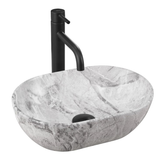 Умивальник (раковина) REA AMELIA MINI STONE MATT накладний (REA-U9109)