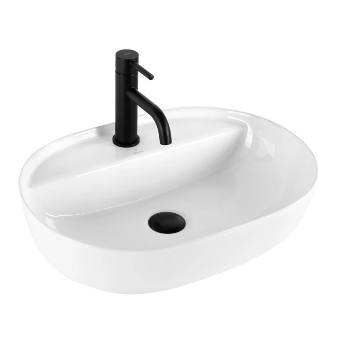 Умивальник (раковина) REA AURA 51 WHITE накладний (REA-U4620)