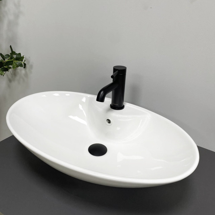 Умивальник (раковина) VBI CAROVILLI WHITE накладний (VBI-015504)