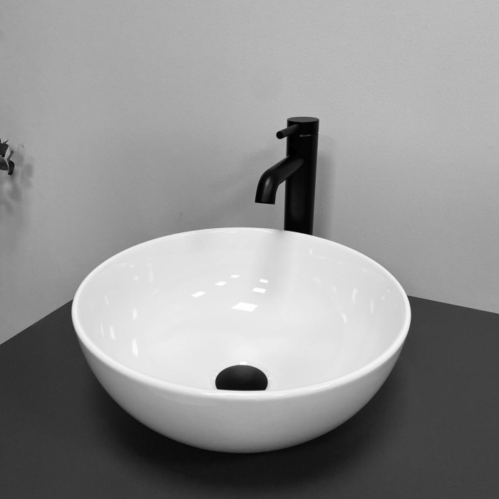 Умивальник (раковина) VBI AMALFI WHITE GLOSSY накладний (VBI-013402)