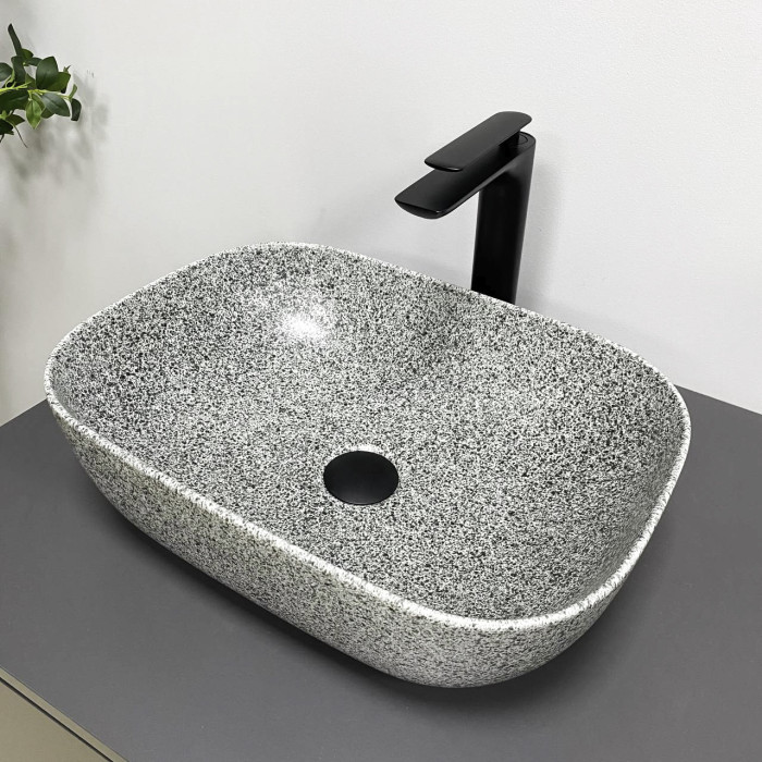 Умивальник (раковина) VBI RAVENNA SPACE GREY MATT накладний (VBI-011222)