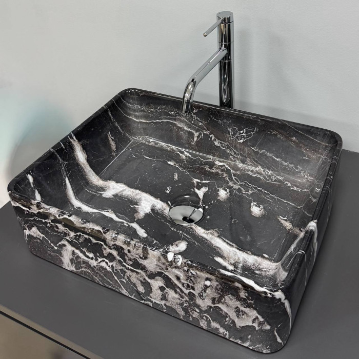 Умывальник (раковина) VBI ASTI M BLACK ONYX накладной (VBI-013006)