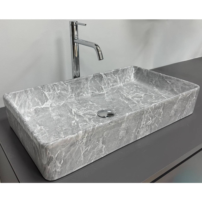 Умывальник (раковина) VBI TRIEST GREY STONE накладной (VBI-012716)