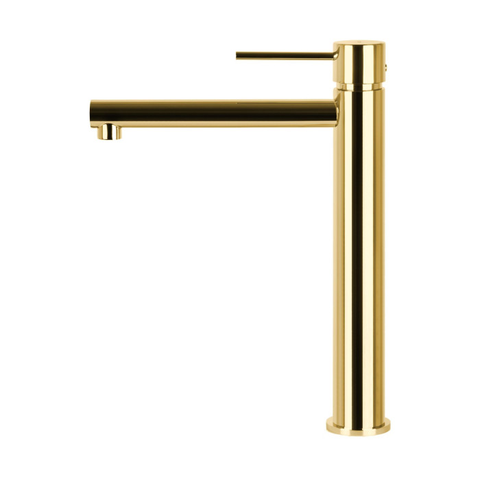 Змішувач для раковини (умивальника) CORSAN LUGO GOLD золотий високий (CMB7512GL)