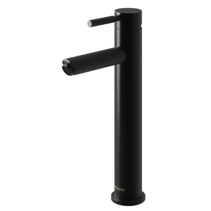 Смеситель для раковины (умывальника) KOHLMAN ROXIN BLACK высокий * (QB170RB)