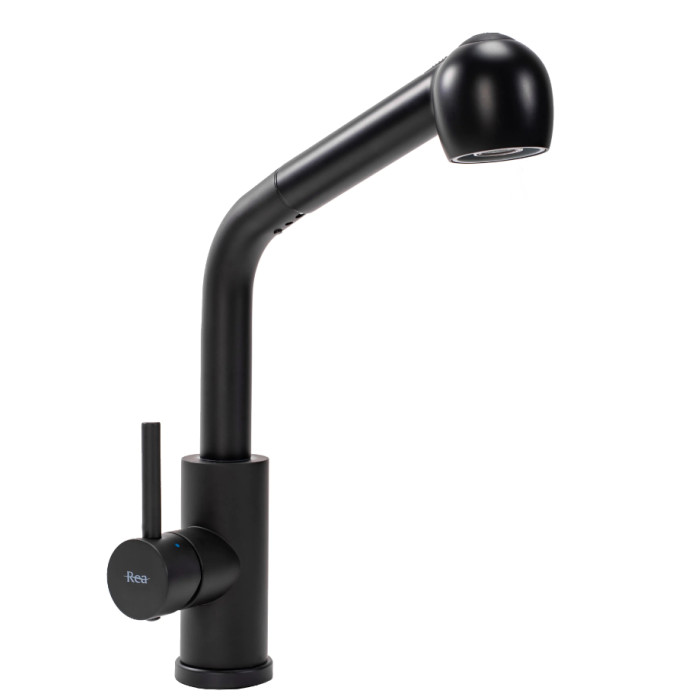 Змішувач для кухні REA TROY BLACK чорний * (REA-B6300)