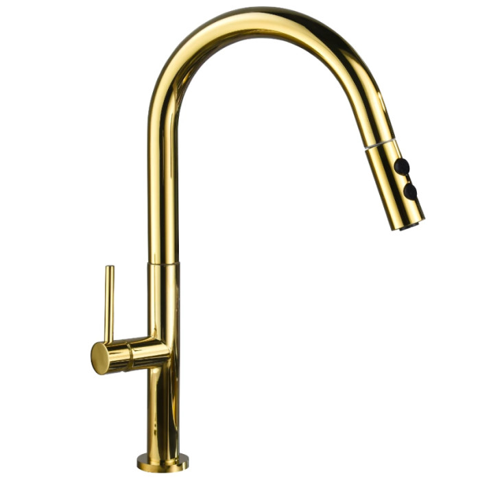 Змішувач для кухні MEXEN AVA GOLD золотий (MEX-672800-50)