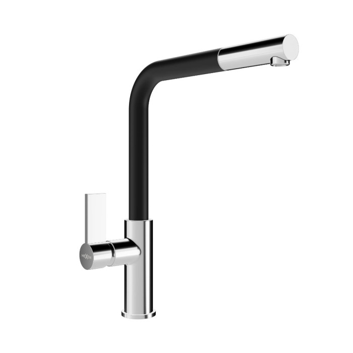 Змішувач для кухні MEXEN FLORA BLACK CHROME чорний хром * (MEX-670401-07)