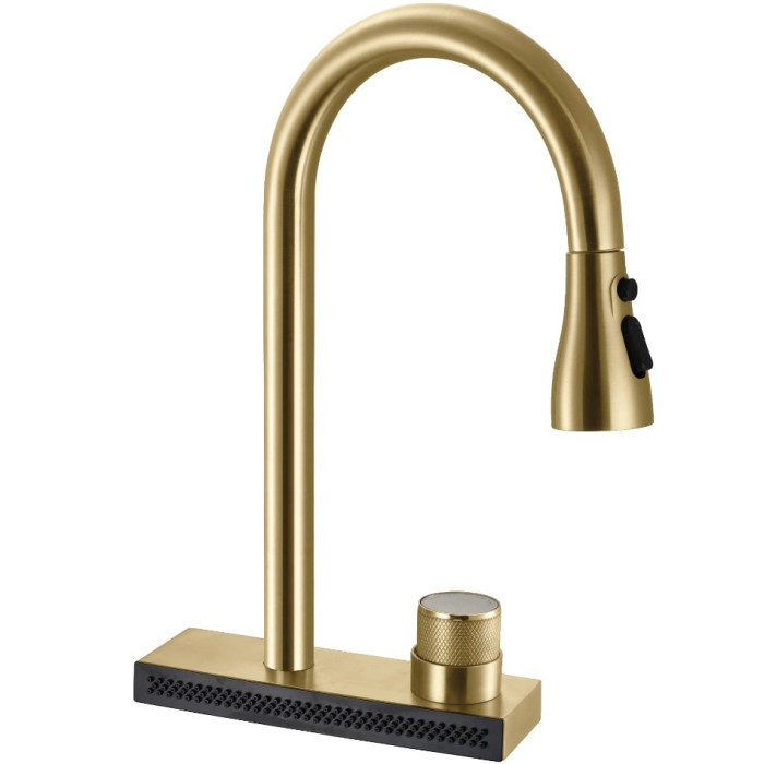 Змішувач для кухні REA CONOR BRUSHED GOLD матове золото (REA-B6312)