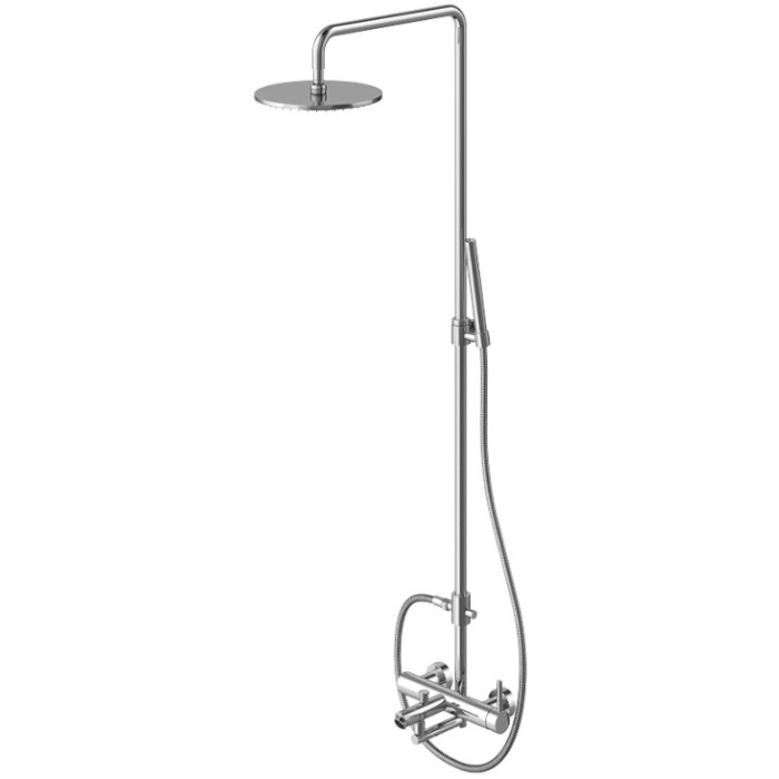 Душовий гарнітур KOHLMAN ROXIN CHROME з виливом (QW277R)